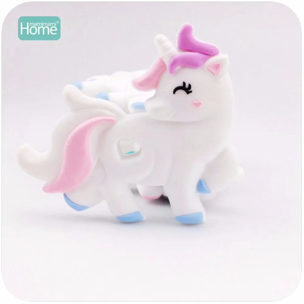 MamimamiHome детские игрушки 5 шт. силиконовый Единорог прекрасный Diy Прорезыватель