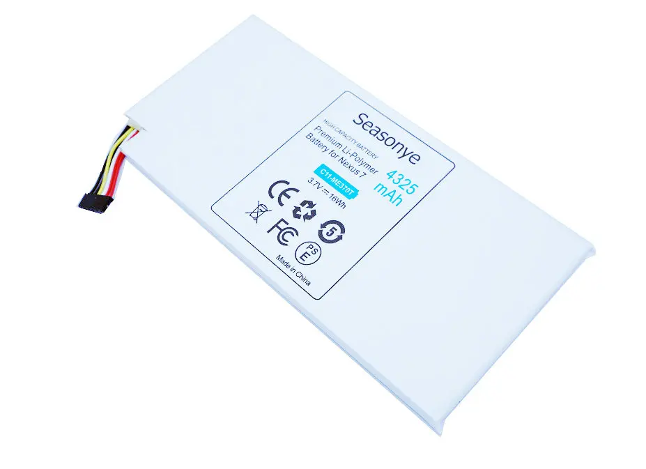 Seasonye 1x4325mAh/16WH C11 ME370T / + 3 7 V Сменный аккумулятор для ASUS Google nexus7 nexus 1 поколения|battery
