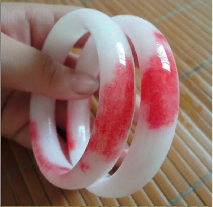 Красивый браслет из жадеита/разноцветный модный для девочек 1 шт. 61 мм|jadeite