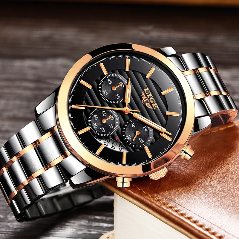 Мужские часы лучший бренд жизни Роскошные Модные Бизнес Кварцевые мужские