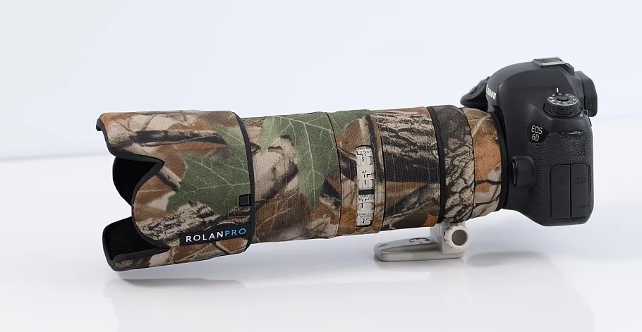 ROLANPRO Водонепроницаемый объектив камуфляжное пальто дождевик для объектива USM Canon