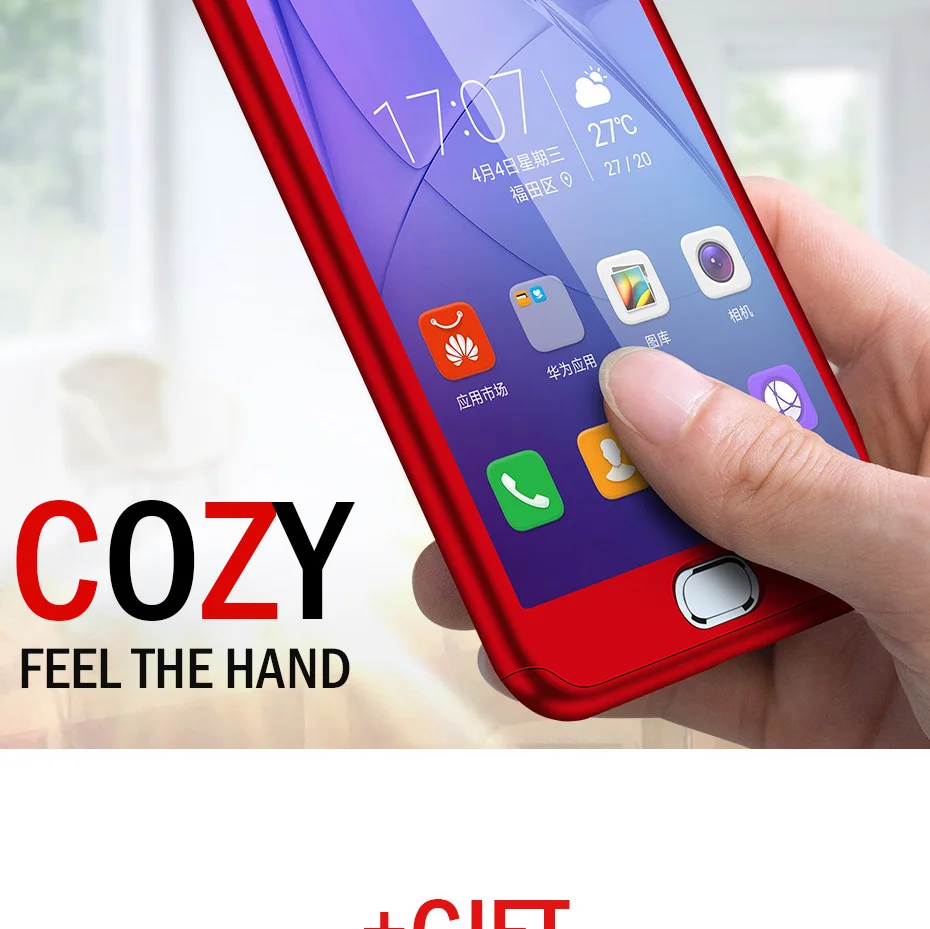 360 градусов полный защитный чехол для huawei Y7 Y6 Pro PSmart Mate20 P20 P30 Lite Pro Honor 8A 8C 7A 7C чехол для телефона со стеклом