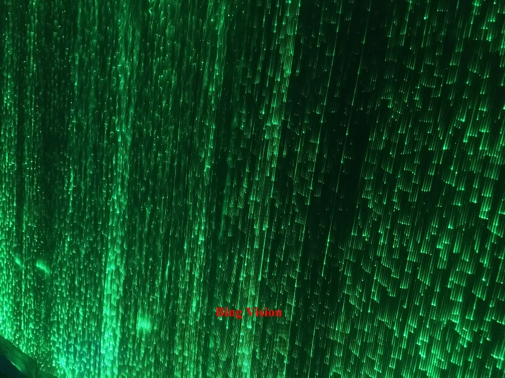 Светодиодная волоконно-оптическая ткань, rgb цветная волоконная ткань, светящаяся ткань волоконно-оптическая ткань
