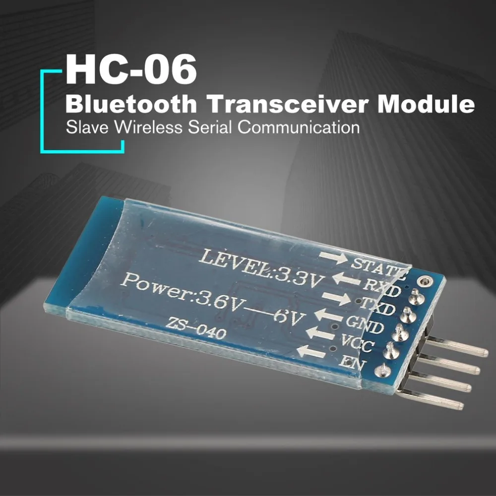 HC-06 RF беспроводной модуль приемопередатчика Bluetooth Slave Serial Communication RS232/конвертер TTL
