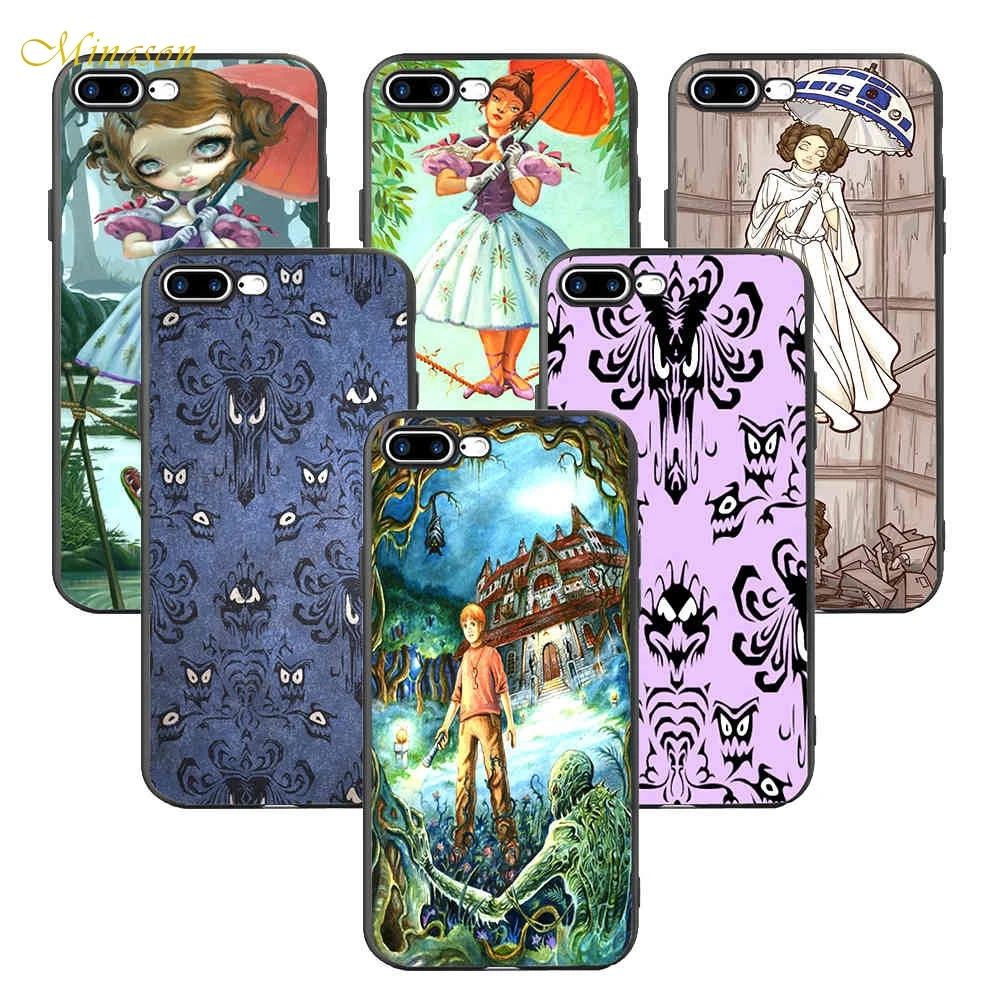Haunted Mansion Lilian Gracey Soft Silicone Case for iPhone X 5 S 5S XR XS Max 6 6S 7 8 Plus Cover Phone Fundas Celular | Мобильные