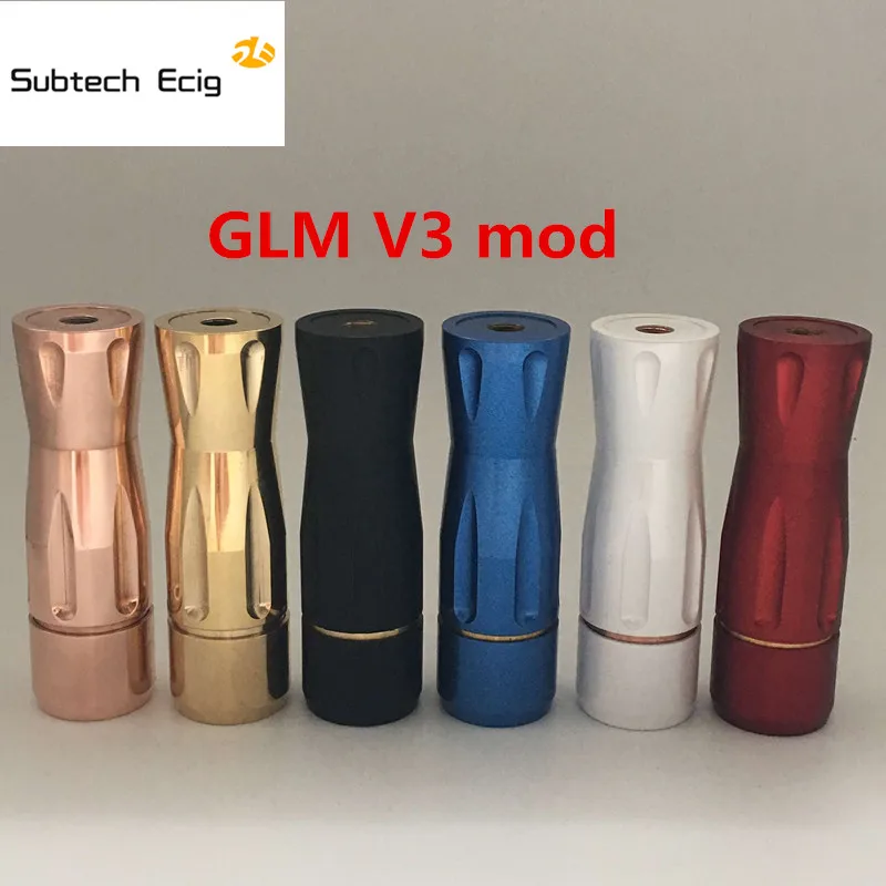 

Newest high quality Get Low Mod v3 GLM V3 Mech Mod 510 thread Brass Copper 18650 Mechanical Vape Mod free shipping