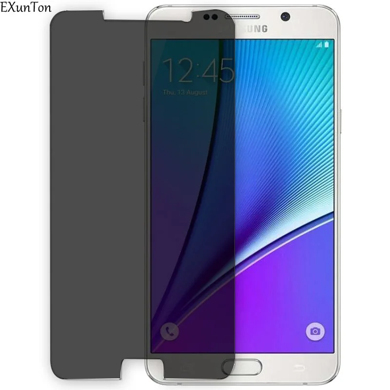 EXUNTON для samsung Galaxy Note 5 4 3 Note5 Note4 Note3 2.5D Защитная пленка экрана с антибликовым