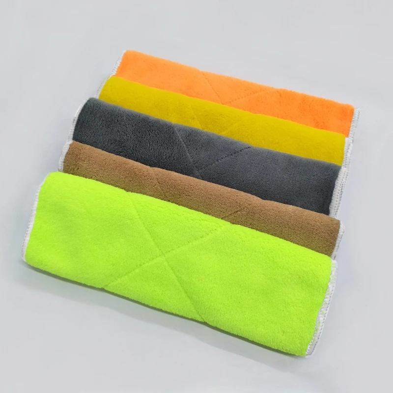 East 5 шт. 25x25 см двухсторонние толстые коралловые бархатные многофункциональные