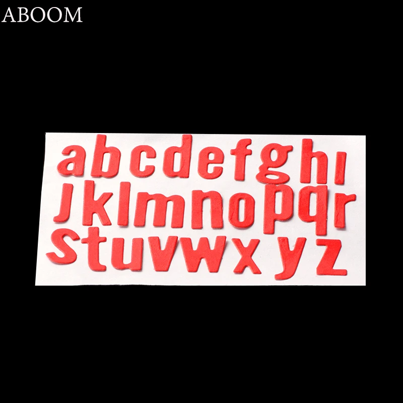Металлические штампы из углеродистой стали ABOOM A TO Z с алфавитом выбивающаяся