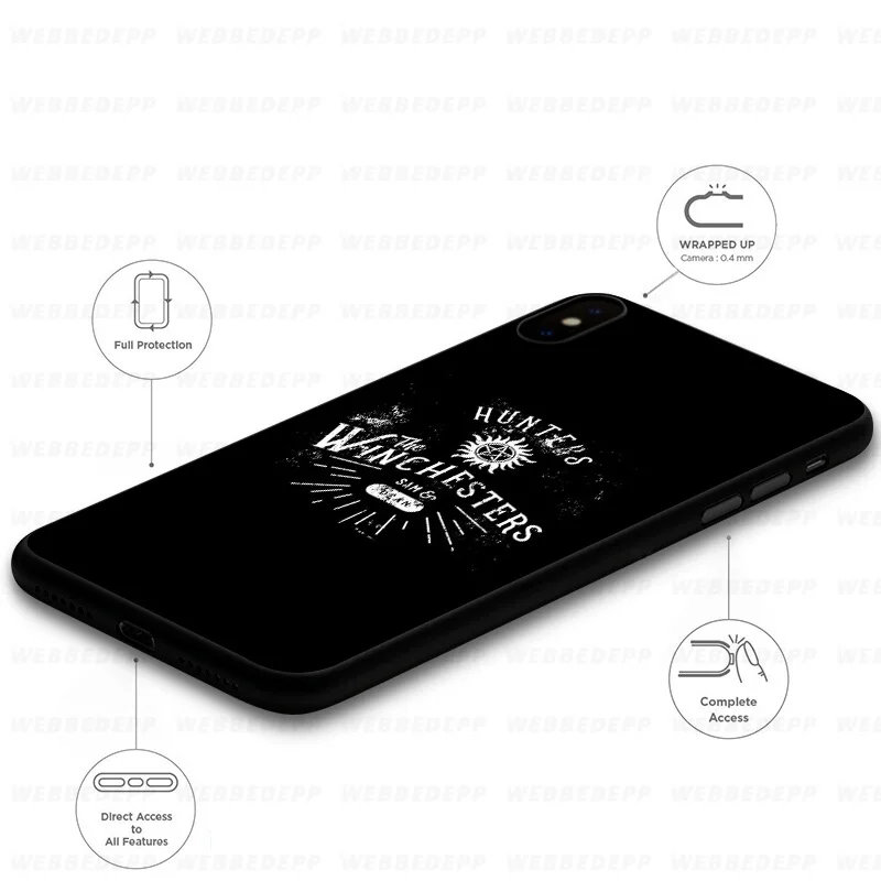 WEBBEDEPP Supernatural Soft Case for Samsung Galaxy S10 S10e S9 S8 Plus S7 S6 Edge &amp J6 2018 Note 10 9 8 |