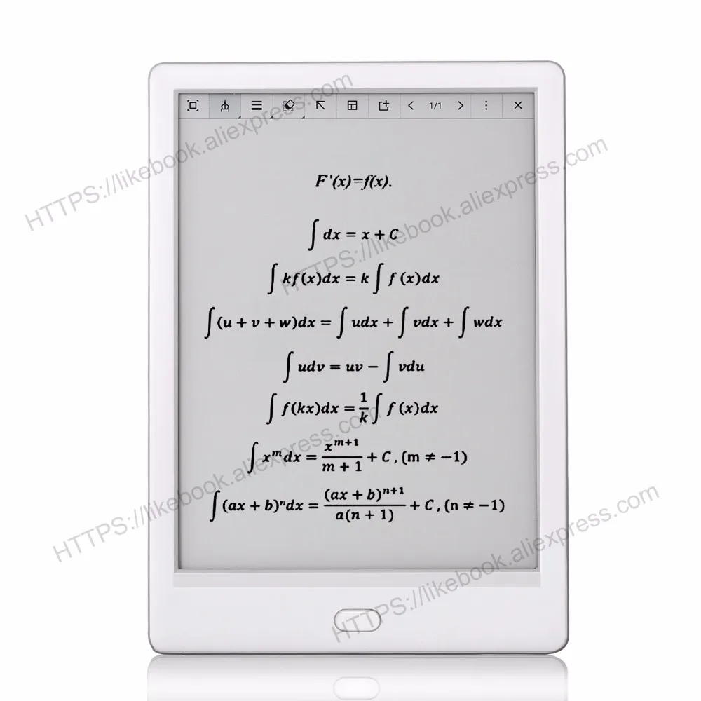 2019 New Arrival Ebook Reader 7.8 inch likebook Muses Android 6. 0 frontlight Octa core 2GB RAM with handwriting feature |