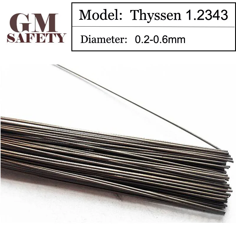 GM Welding Wire Thyssen 1.2343 of 0.2/0.3/0.4/0.5/0.6mm Laser HRC 34-45 for Welders 200pcs in 1 Tube W1005 | Инструменты