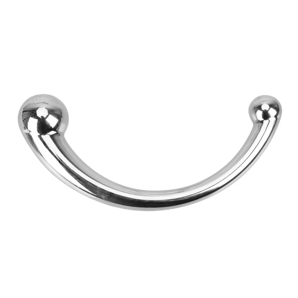 Изгиб металлический Анальная пробка экспандер интимные игрушки для женщин