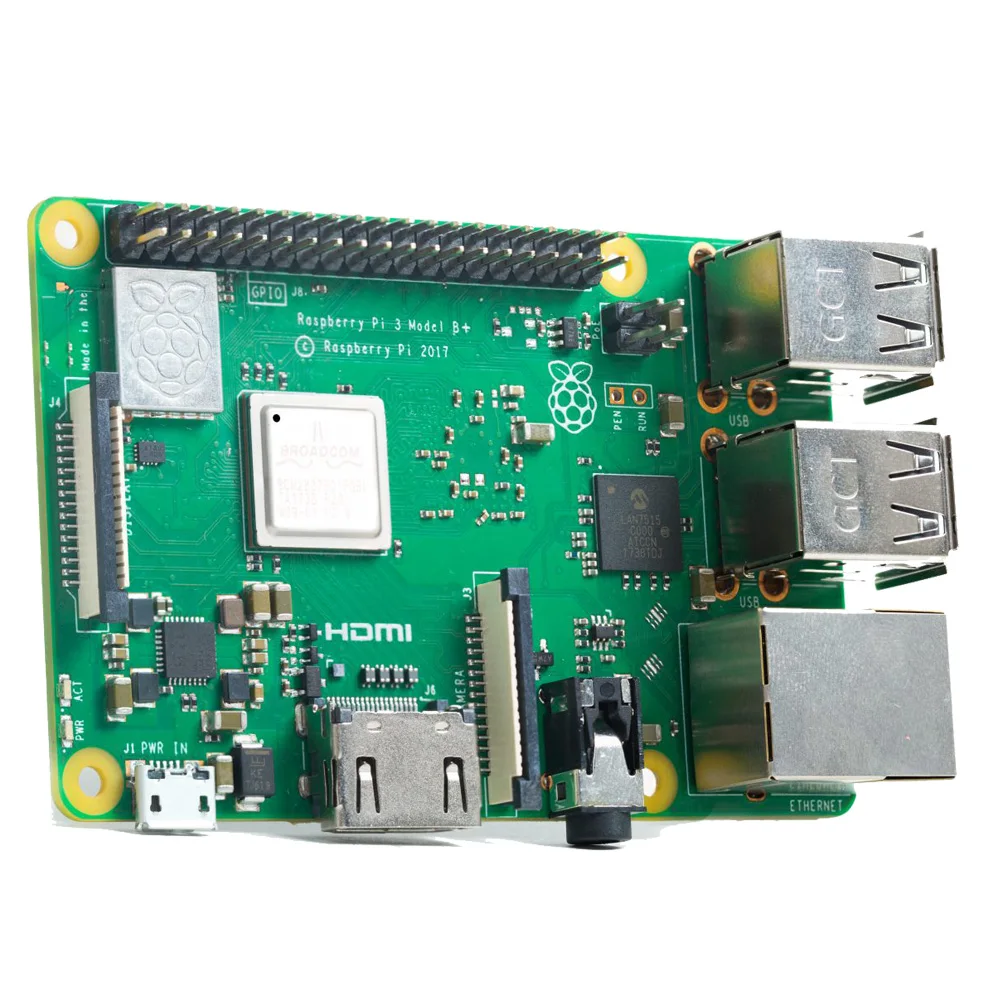 Raspberry Pi 3 Model B+ 3B Plus Raspberry Pi Модель 3 B+ с WiFi и Bluetooth+ охлаждающий вентилятор+ радиаторы