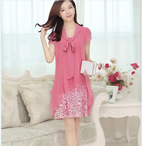 2016 новое летнее модное женское платье без рукавов шифоновое с принтом для