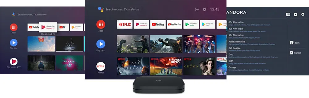 Xiaomi mi Box S глобальная версия 4K HDR Android tv Box Strea mi ng медиаплеер и Google Assistant пульт дистанционного управления Smart tv mi Box 4