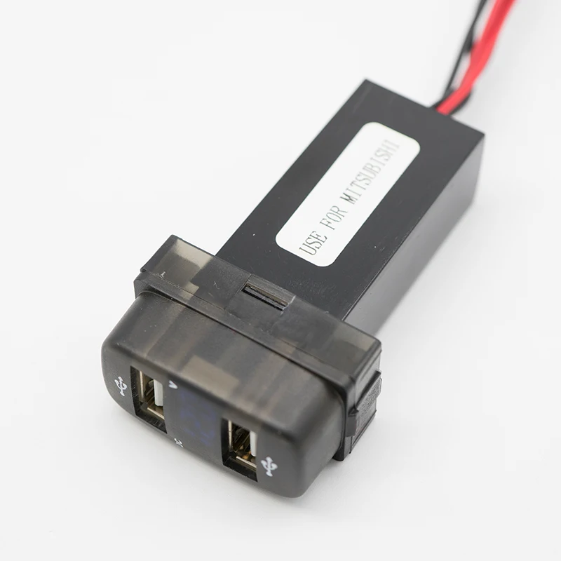 Автомобильное зарядное устройство с двумя USB портами 2 1 а а|Кабели адаптеры и