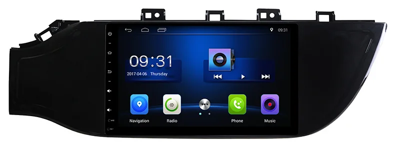 10 1 &quot2 + 32 ГБ Android 7 0 Автомобильный GPS навигатор для KIA K2 Rio 2017 2018 с радио BT AUX DVR WIFI