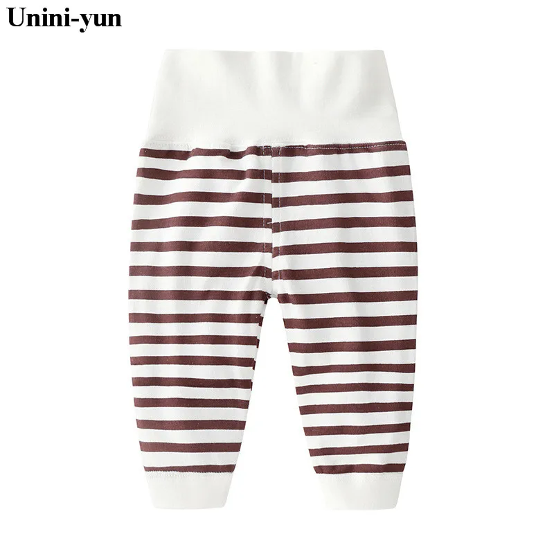 Брендовые Детские хлопковые брюки Unini yun детские для девочек и мальчиков