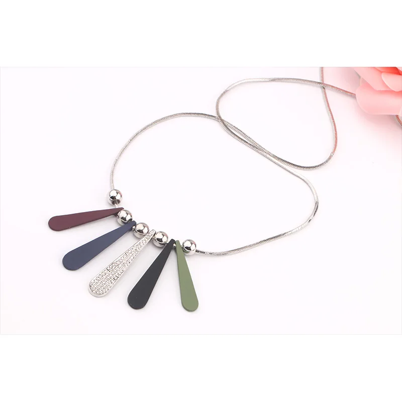 Новое поступление 2017 года Для женщин Класс Роскошные Цвет Кристалл Цепочки и