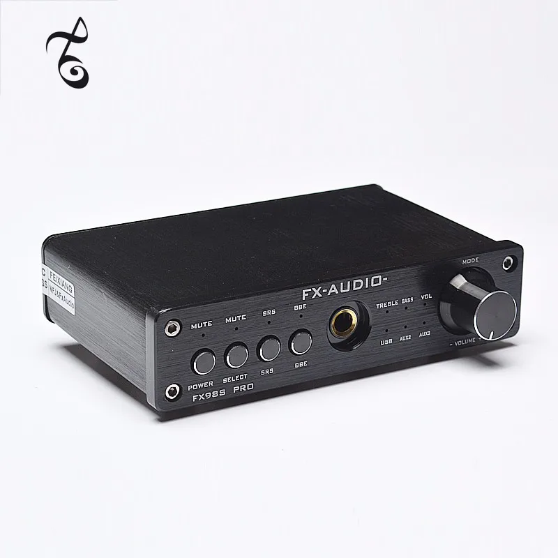 FX-AUDIO FX-98S обновленная версия USB аудио процессор PR0 декодирование ЦАП PCM2704 MAX9722 предусилитель JRC NJW1144 аудио усилитель
