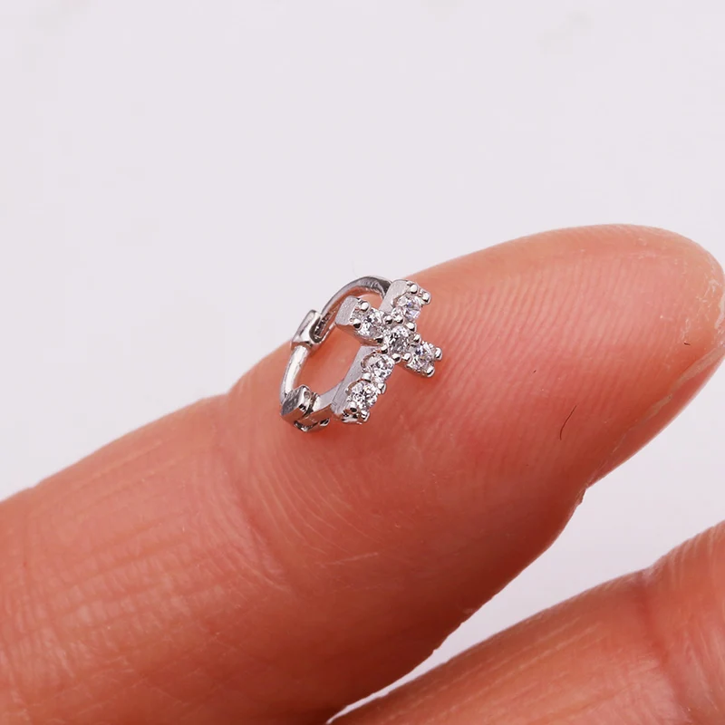 Sellsets Новая мода 1 шт. элегантный кубический цирконий Tragus Daith Грач хряща кольцо для пирсинга ювелирные изделия