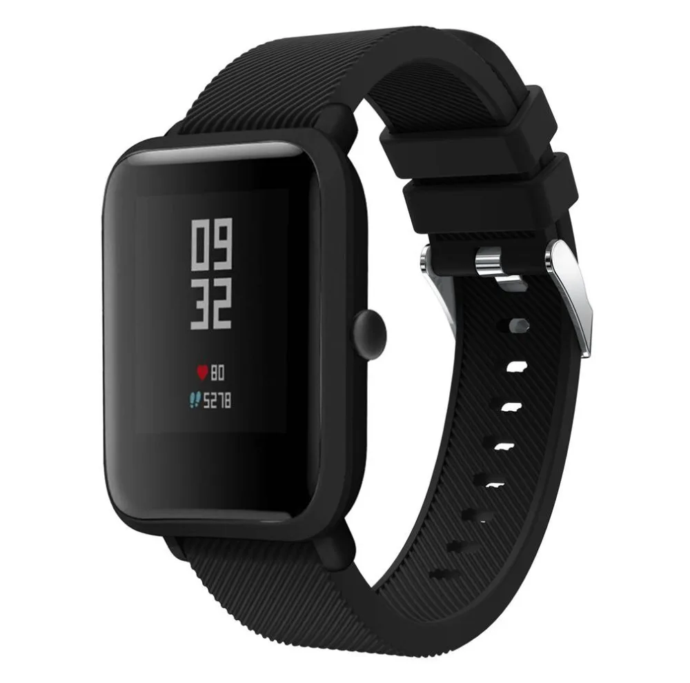 Силиконовый спортивный ремешок Hero Iand для умных часов Xiaomi Huami Amazfit Bip 20 мм сменный