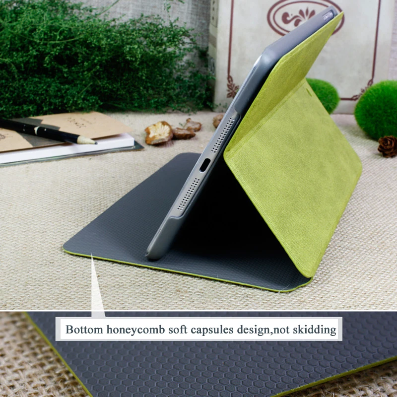 PU Leather Case for ipad air/ipad 5 Таблетки Аксессуары Обложка для apple на Стенде оболочки Мода