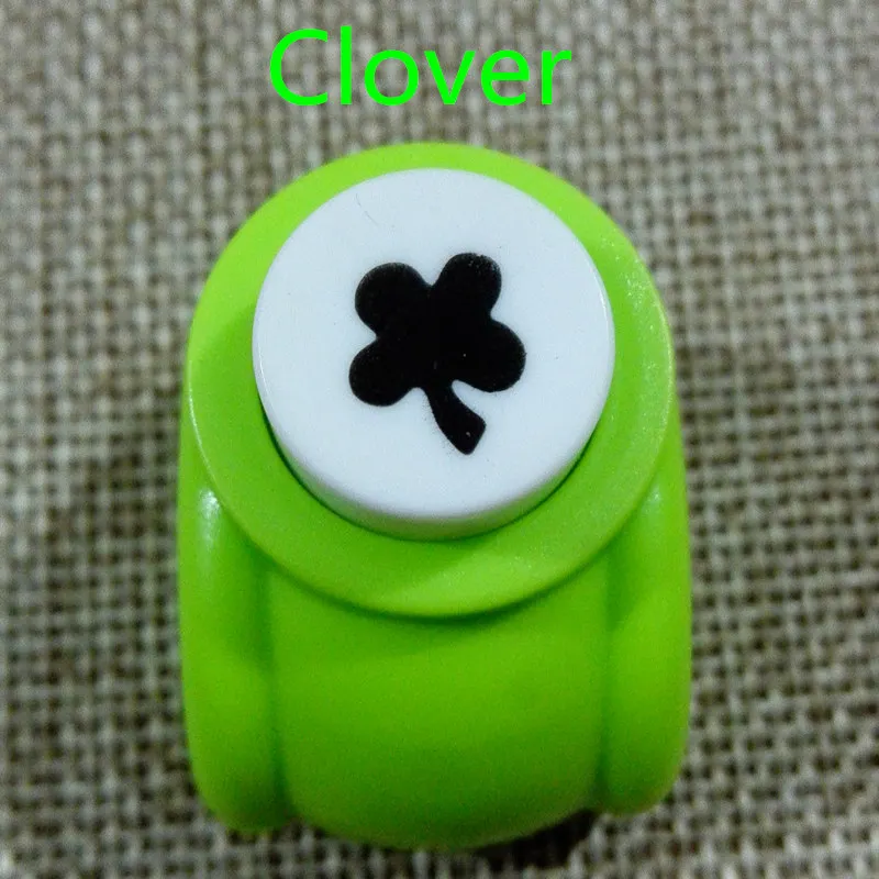 clover 1 шт., для детей, мини-печатная бумага, ручной формирователь для скрапбукинга, бирки, карты, ремесло, сделай сам, инструмент для 16 видов стилей - Цвет: clover