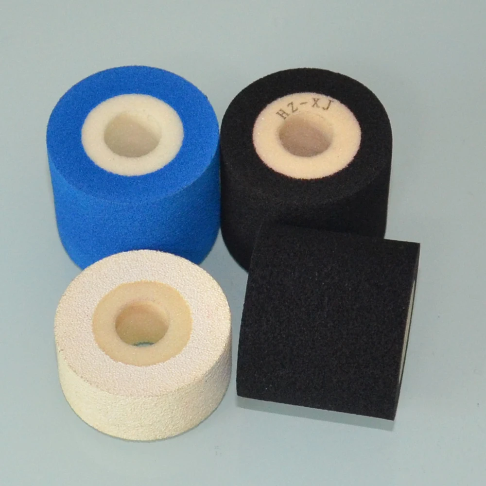 

Black Diameter 36mm Height 40mm thermal transfer printer hot dry roller for continuous band sealer