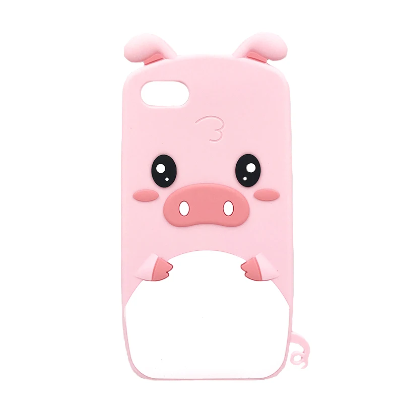3D Cute Bear Unicorn Cat Rubber Case For iPhone 8 7 6 6S Plus X XS Soft Silicone Cartoon Cover Back For iPhone 5S SE 2020 Capa