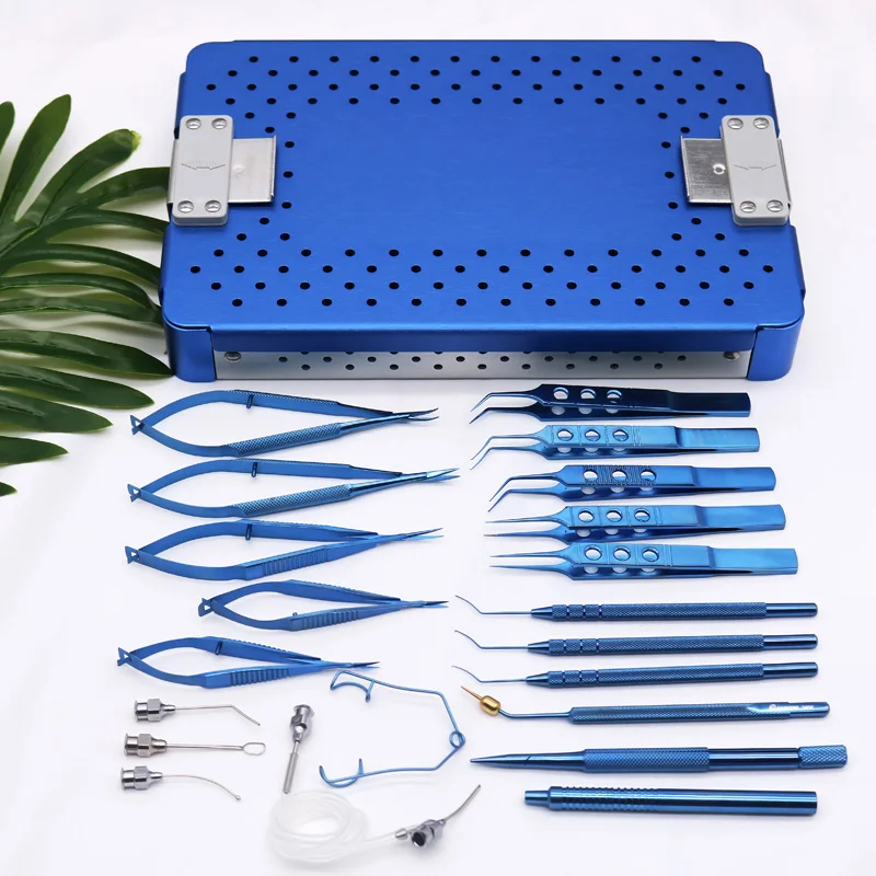 Набор микрохирургических инструментов из нержавеющей стали набор титанового
