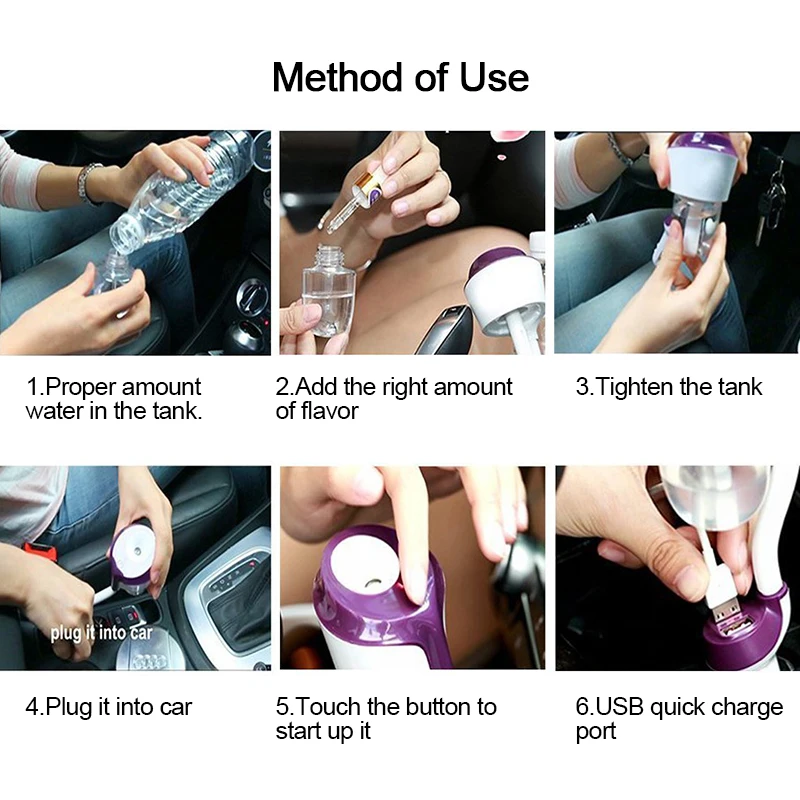 Обновленный 12V автомобильный диффузор воздуха Арома эфирное масло ароматерапия