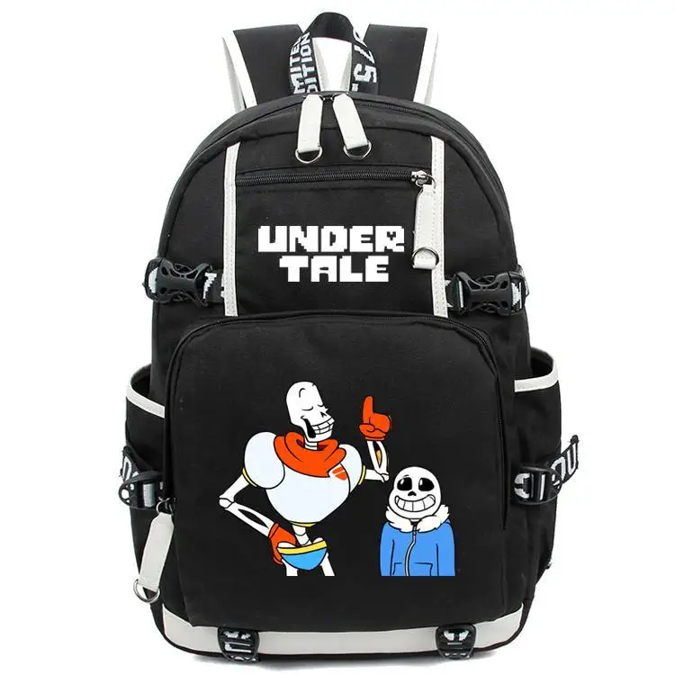 Новая игра Undertale рюкзак Sans Студенческая школьная сумка Bookbag Подростковая сумка для мальчиков и девочек рюкзаки для ноутбука дорожные сумки на плечо - Цвет: Undertale 06