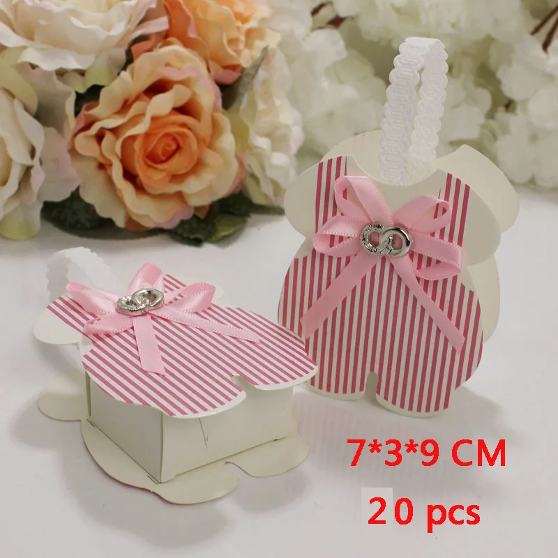 Подарочные бумажные пакеты с ручками 20/30 шт. упаковка для конфет гуденистая