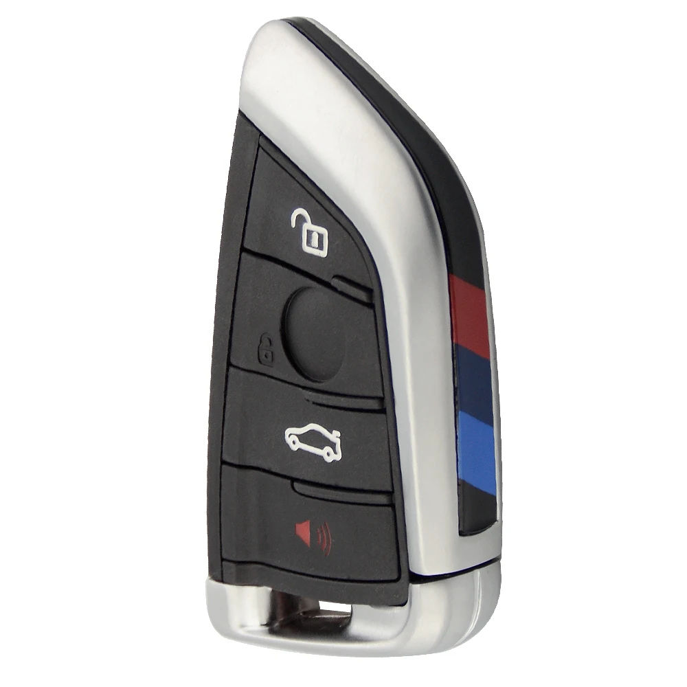OkeyTech 4 пуговицы автомобиль смарт-ключ-карта 315/433/868 МГц PCF7953P чип с вставить лезвие