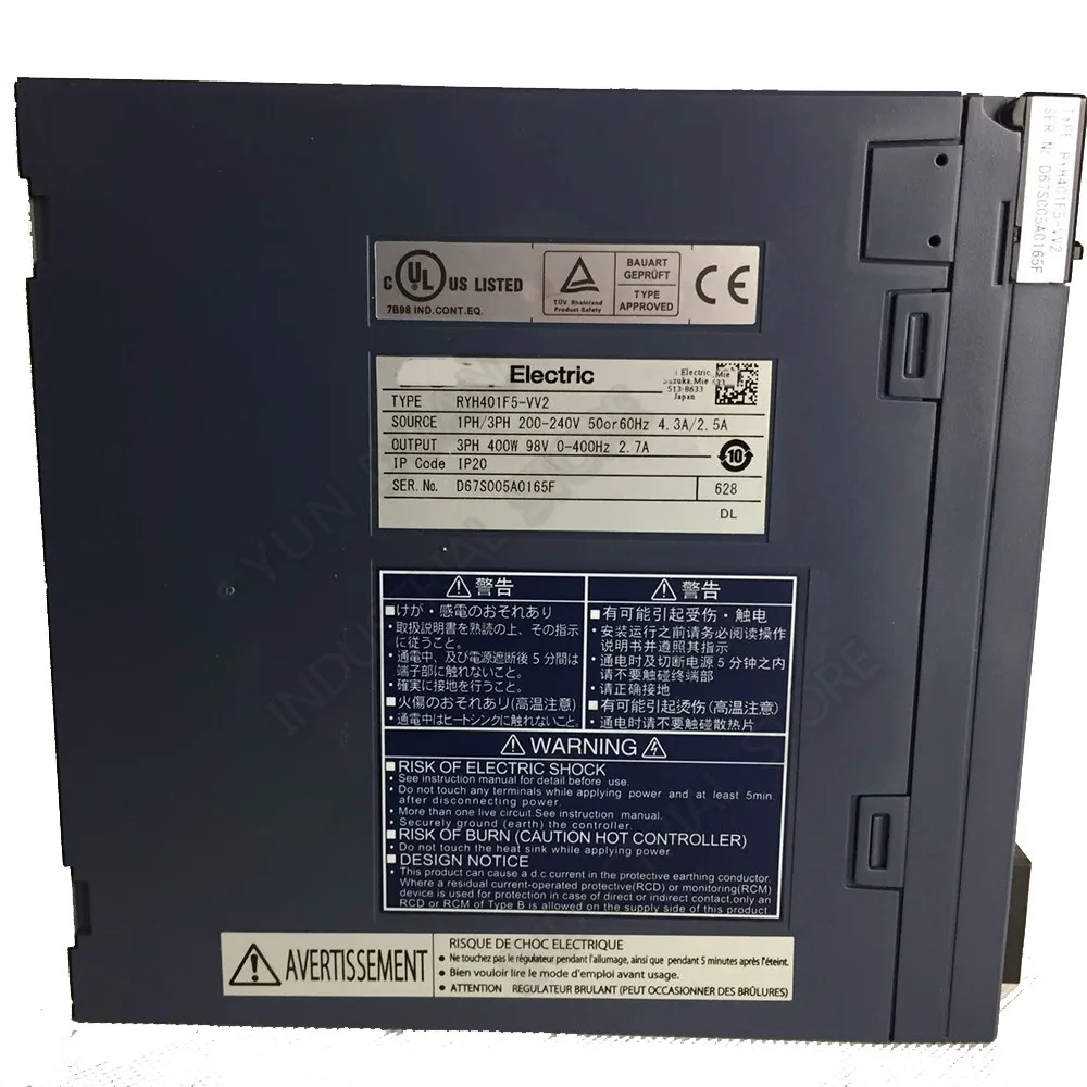 Новый и оригинальный японский бренд 400W 1PH 3PH AC 220V Серводвигатель для