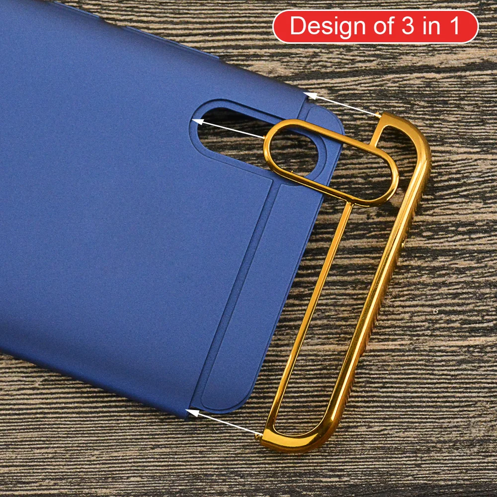 For Vivo X21 UD PC Case Luxury Electroplated 3 In 1 Hard for Matte Full Body Back Cover Fitted (S0521) |