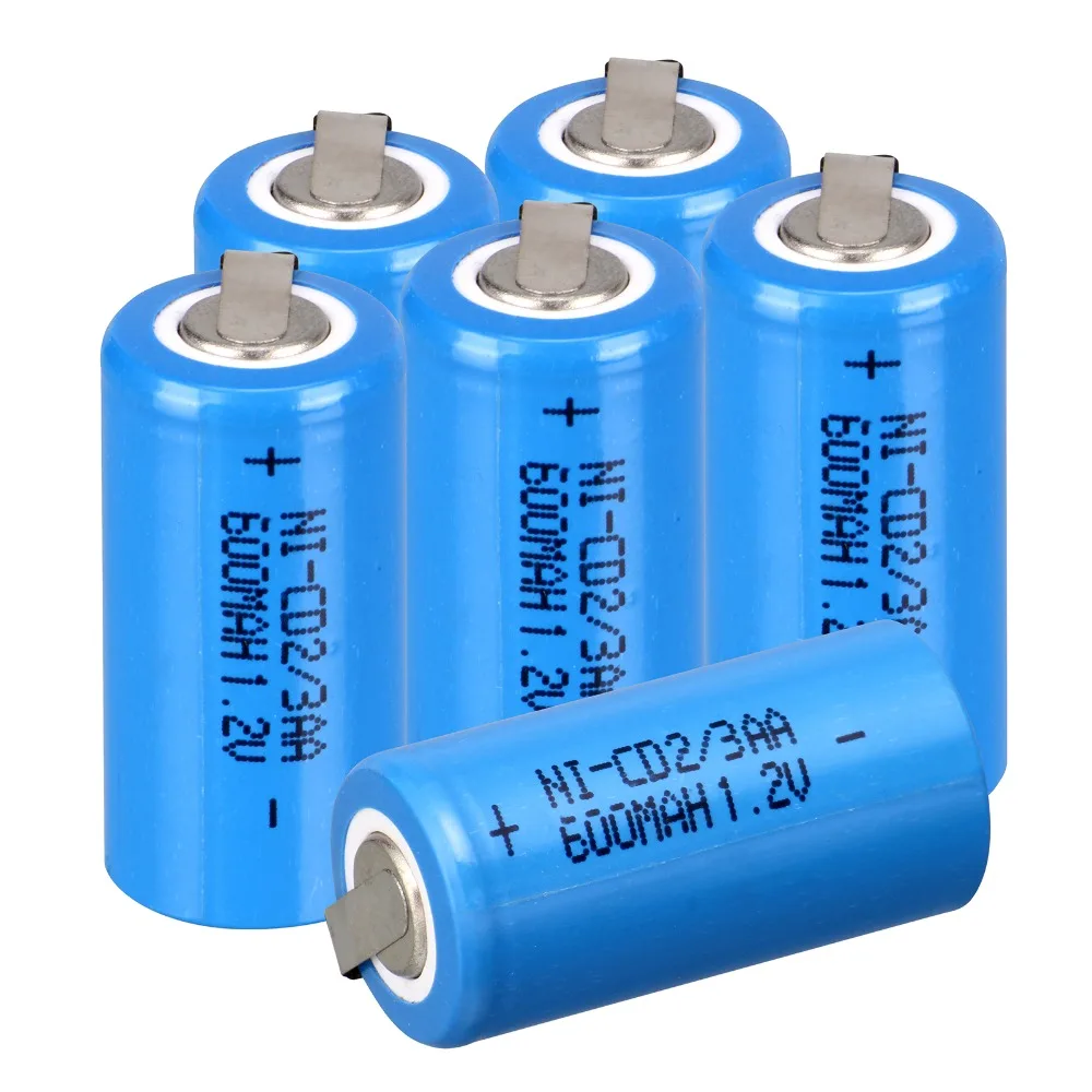 Никель-кадмиевые аккумуляторы Anmas Power 2/3 600 мА · ч 1 2 в 12 шт. | Электроника