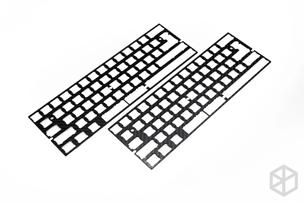60 aluminum mechanical keyboard carbon fiber plate support xd60 xd64 3 0 v3 0 gh60 support split spacebar 3u spacebar free global shipping