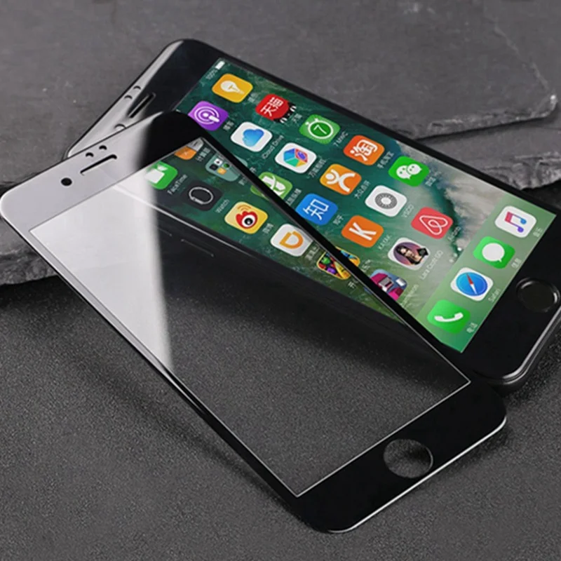 Закаленное стекло для iPhone XR iphone 6 6s 7 8 Plus защитная пленка из углеродного волокна XS