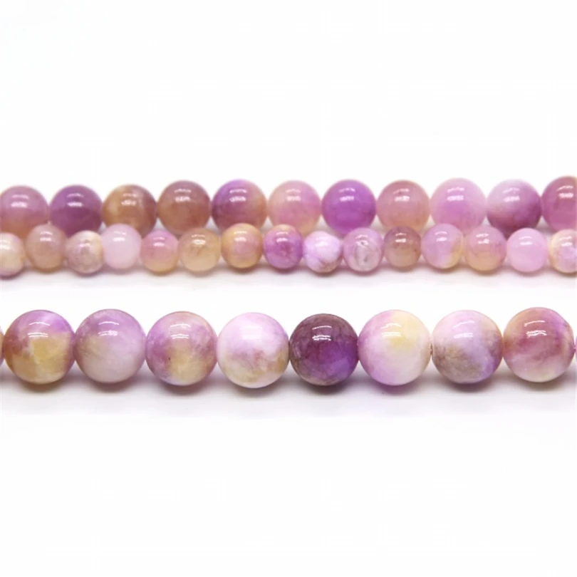 6 style Double color Natural Taishan 6-12mm Loose the stone beads for fashion jewelry making | Украшения и аксессуары