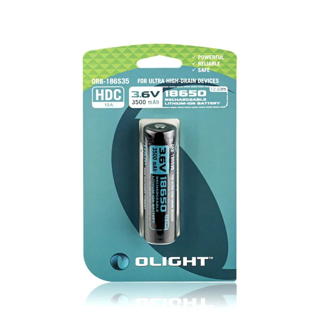 Olight HDC 3500mAh-18650 литий-ионная аккумуляторная батарея
