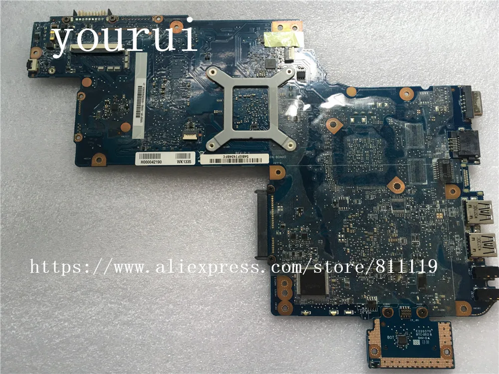 Материнская плата yourui для ноутбука Toshiba Satellite C870 L870 L875 серии H000042190 с процессором
