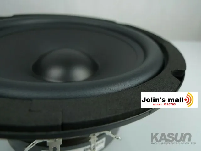 KASUN QS-6210 6,5 дюймов Средний бас НЧ динамик книжная полка динамик DIY 8 Ом 130 Вт 2 шт./лот