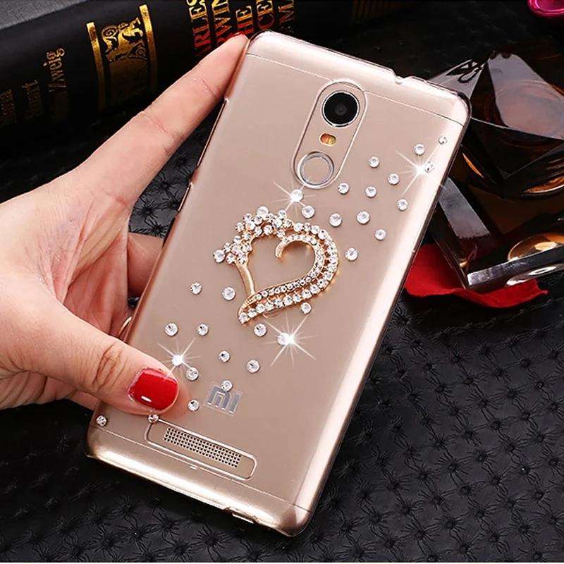 ISecret + чехол для Xiaomi Redmi Note 3 5 дюймов блестящий со стразами Pro note чехлы |