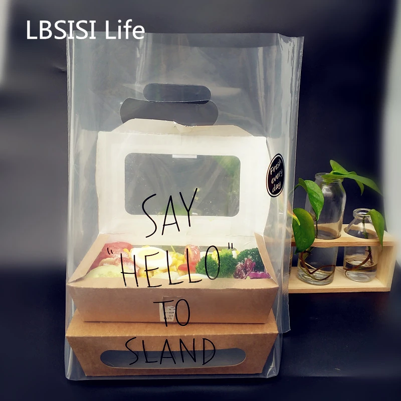 LBSISI Life 50 шт. высокое качество прозрачная плотная коробка чашка ручная упаковка