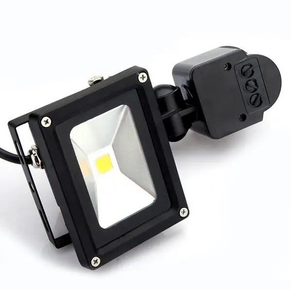 Светодиодный прожектор с датчиком водонепроницаемый IP65 наружный 10 Вт 20 30 50 AC110-240V