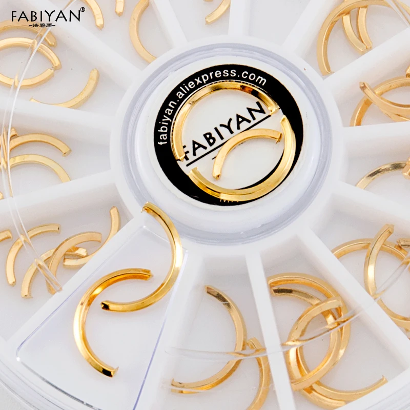 12 ячеек дизайн ногтей украшение маникюрное колесо аксессуары заклепки шпильки