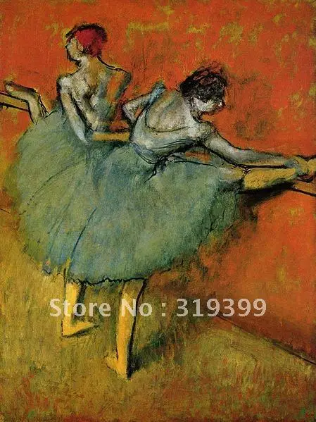 

100% handmade Oil Painting Reproduction on linen canvas,Dancers at the Bar by edgar degas,Free DHL Shipping ,Museum quality